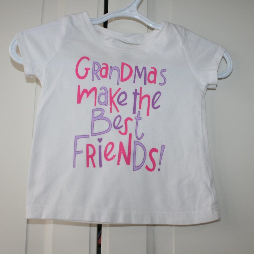 3/$20 Baby girl t-shirt grandmother heart 6 months